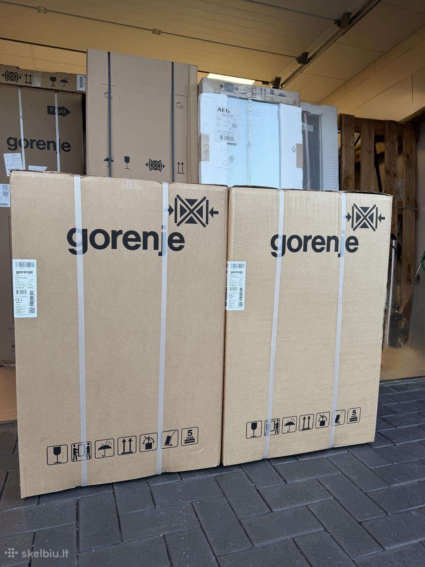 Naujos Gorenje džiovyklės 8 ir 9kg