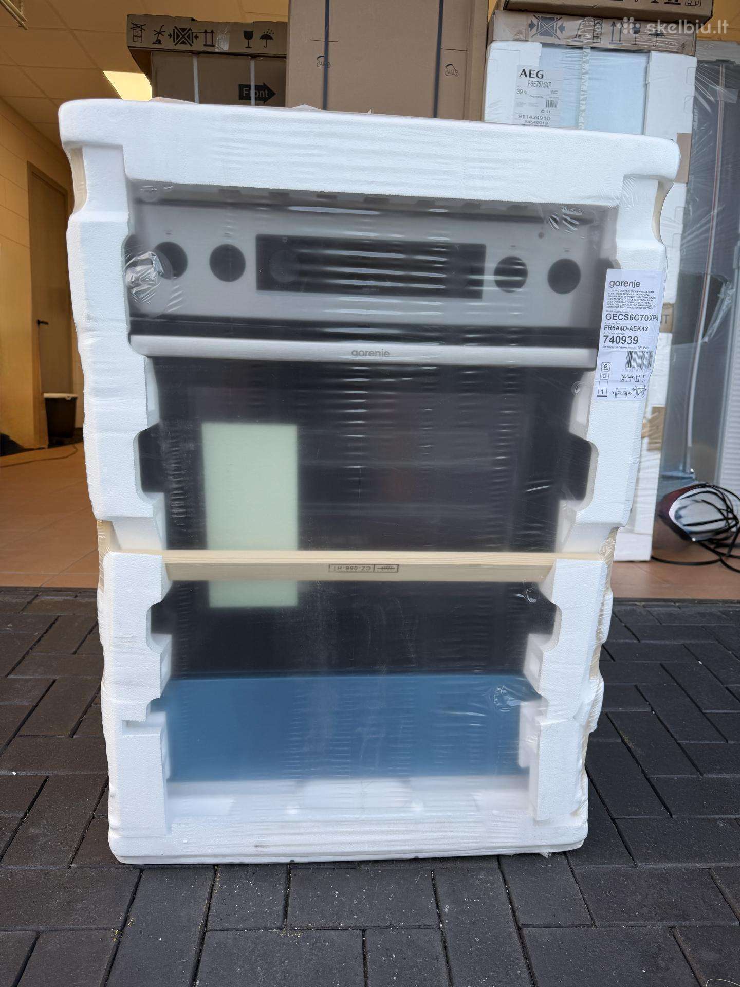 Nauja Gorenje 60 cm elektrinė viryklė 71l