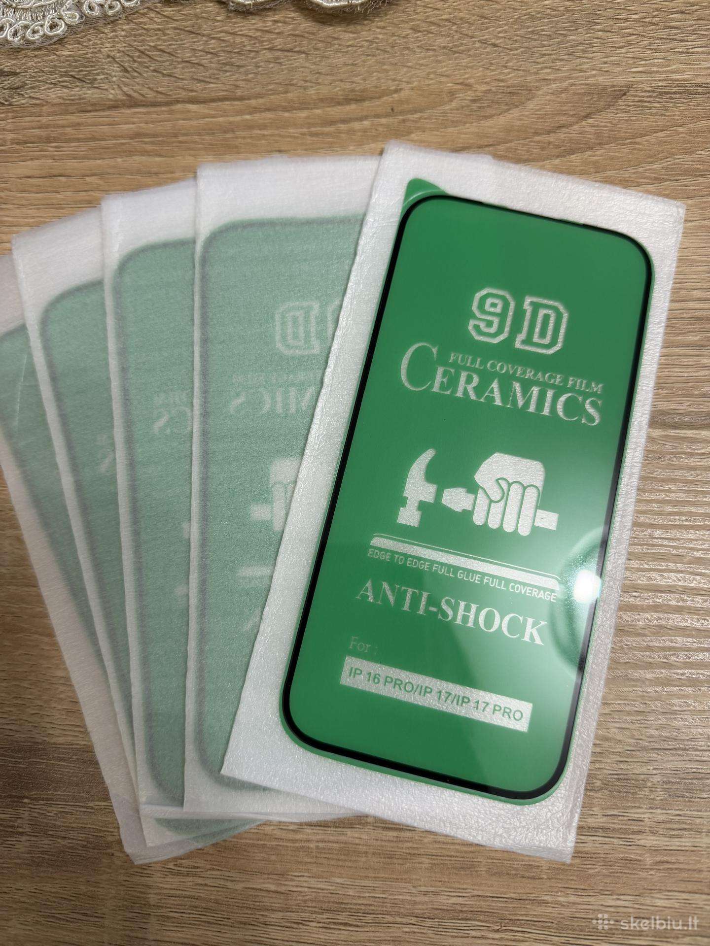 iPhone 17 pro apsauginiai stiklai 5vnt