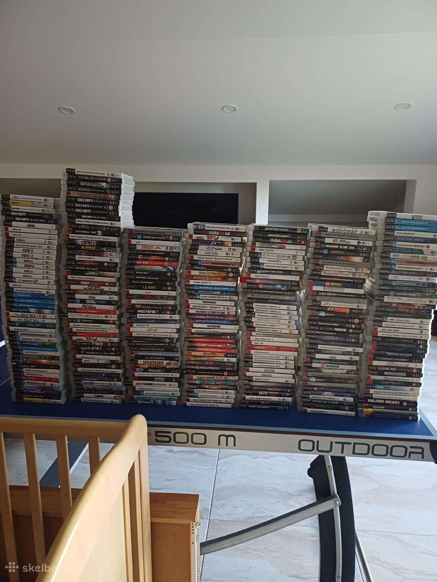 PS3 zaidimu kolekcija skaitom aprasyma