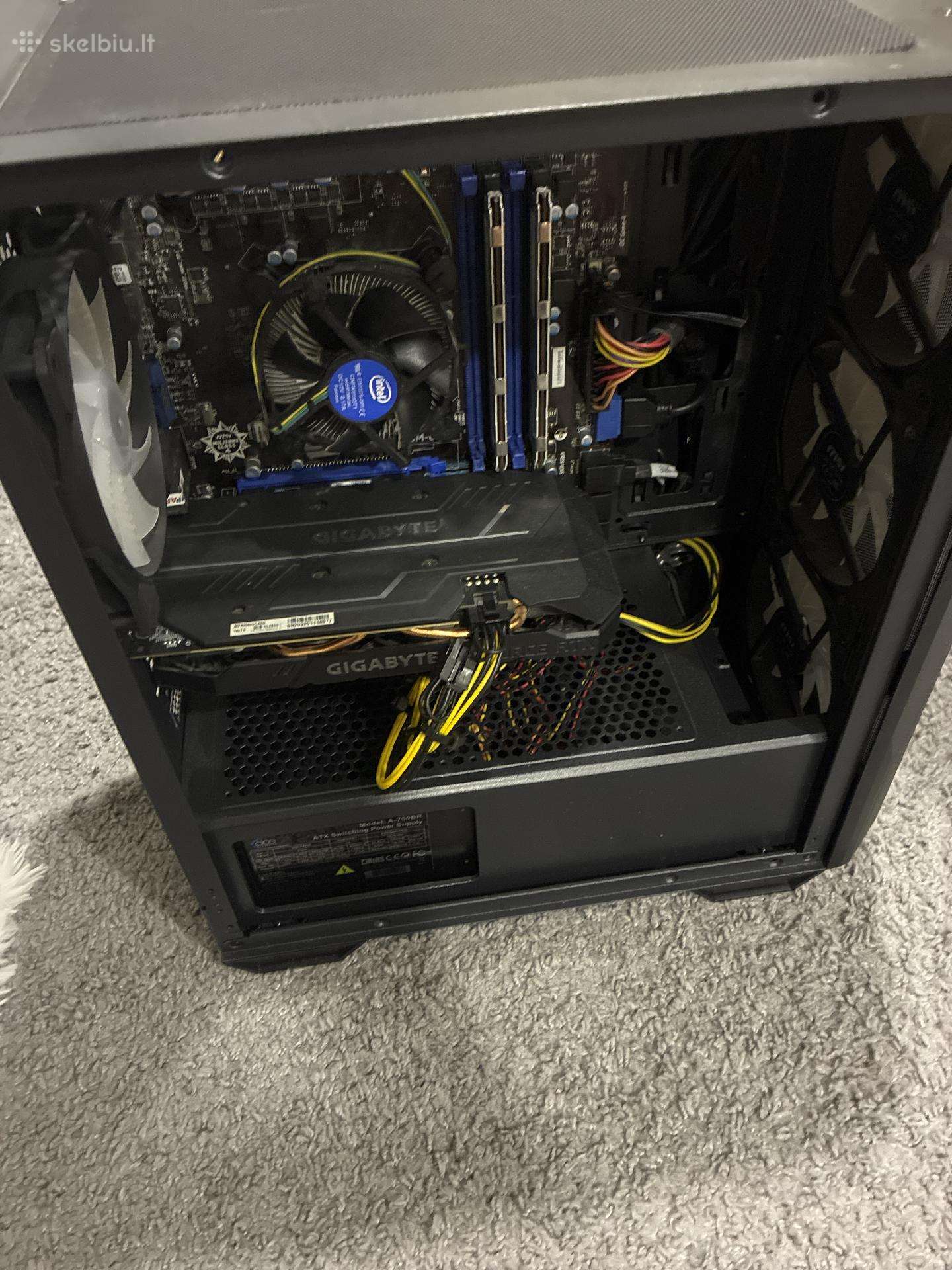 Žaidimų kompiuteris (Rtx 2060 / i5-4670k / 16gb)