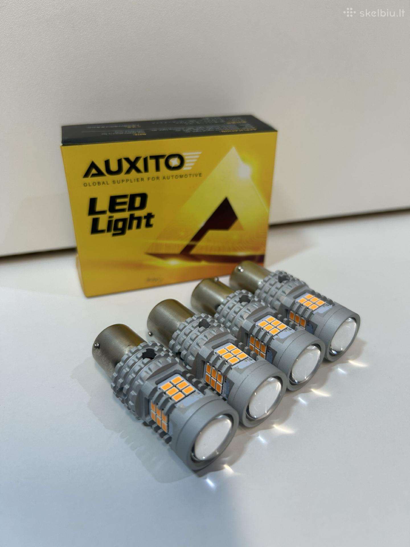 Auxito LED Cambus posūkių lemputės Bau15s Py21w