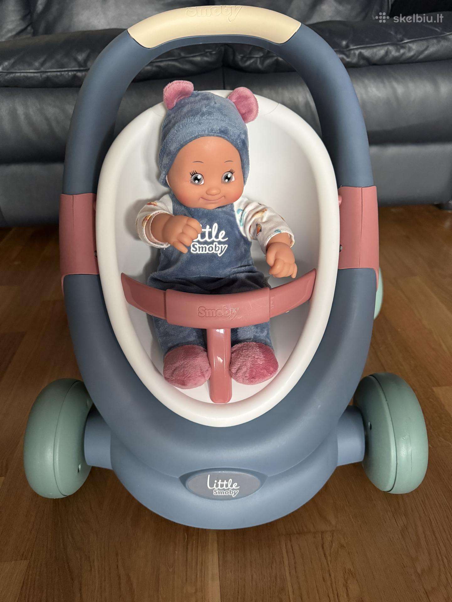 Smoby Little 3-in-1 vaikštynė–stumdukas su lėle
