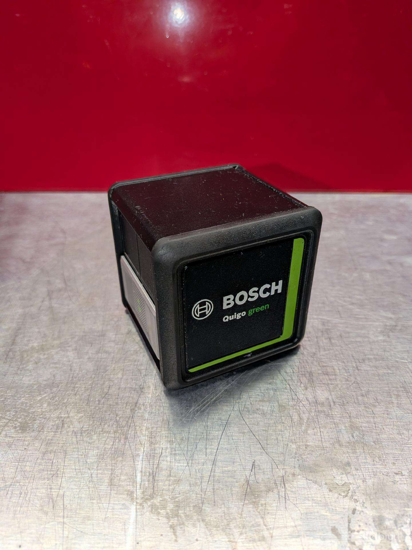 Bosch Quigo Green lazeris + laikiklis Mm2