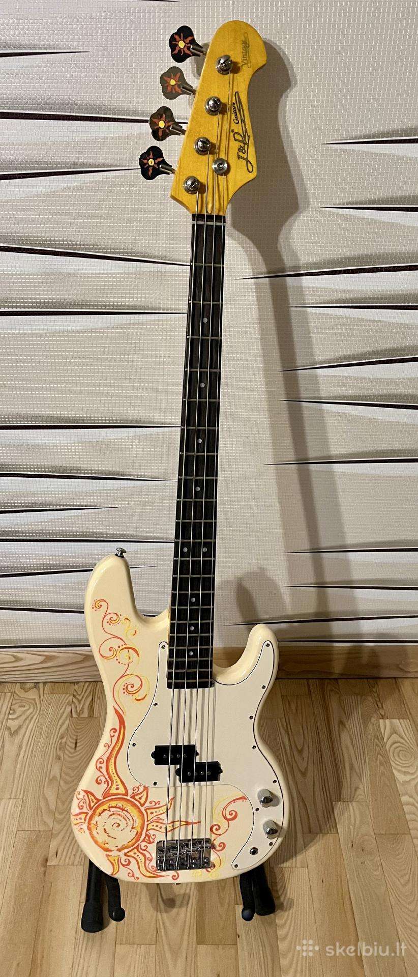 Dekoruotas J&d P-bass