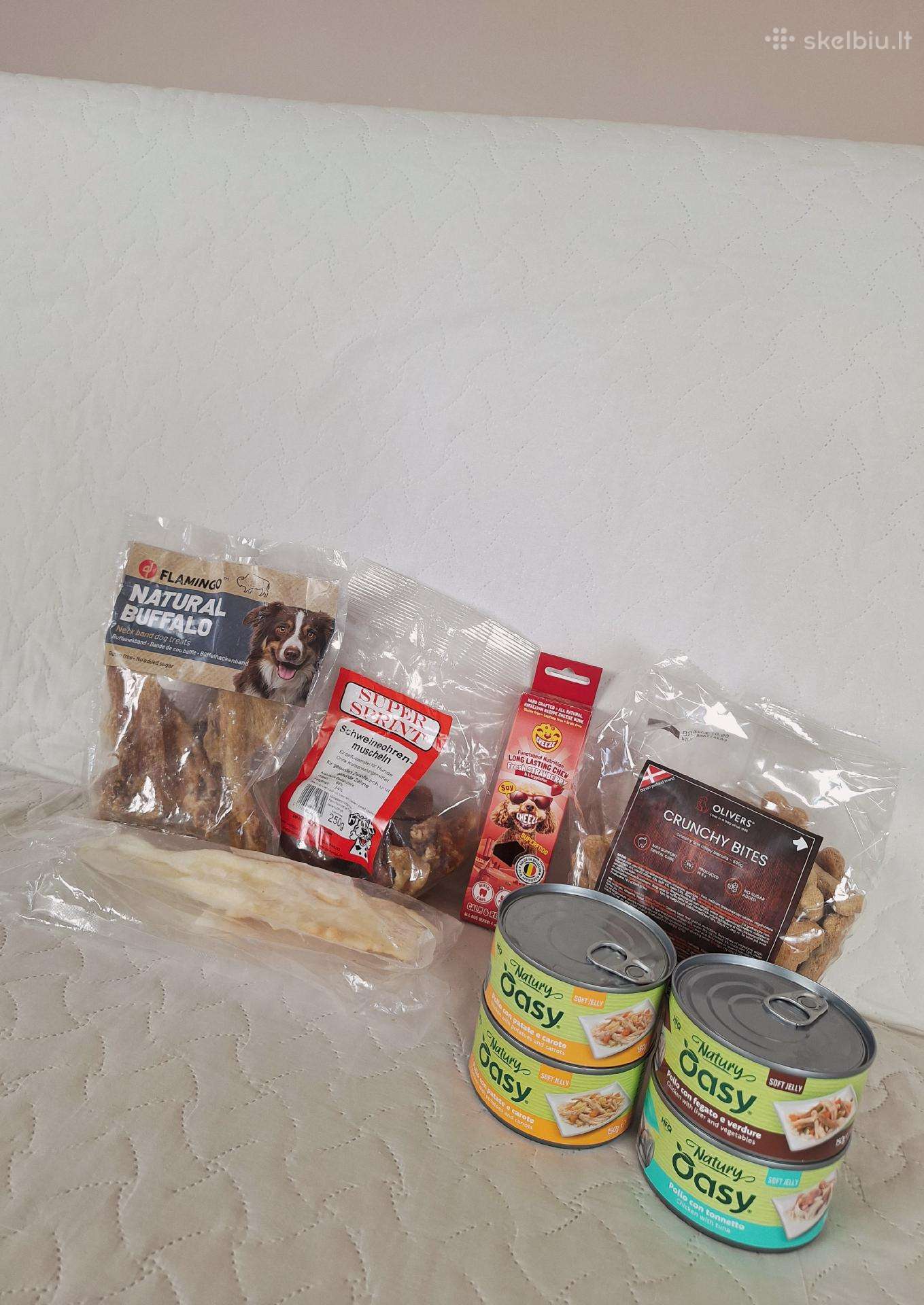 Įvairūs skanėstai šunims