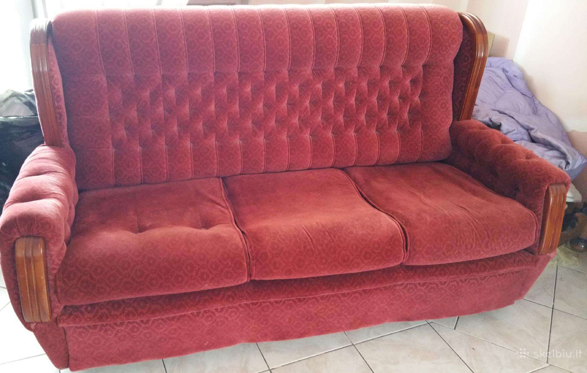 Sofa + foteliai