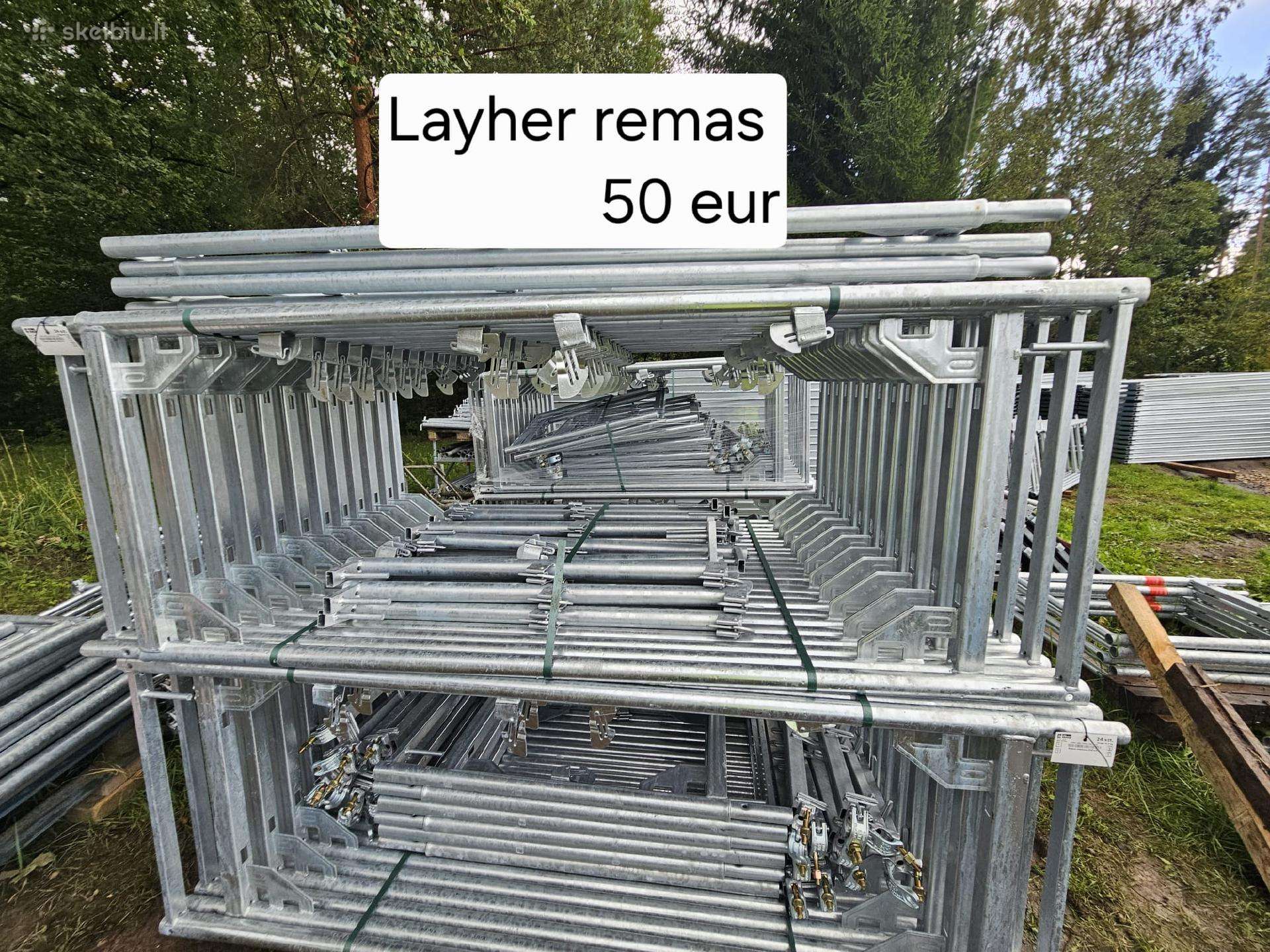 Parduod nauj Layher pastol 28 eur/m2 +37122559926