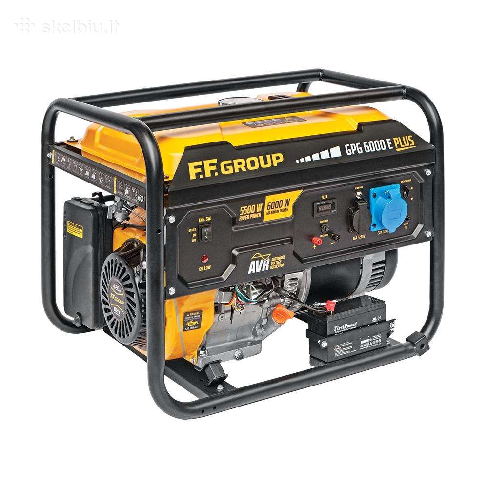 Generatorius Ff Group Gpg 6000e Plus (6,0kw)