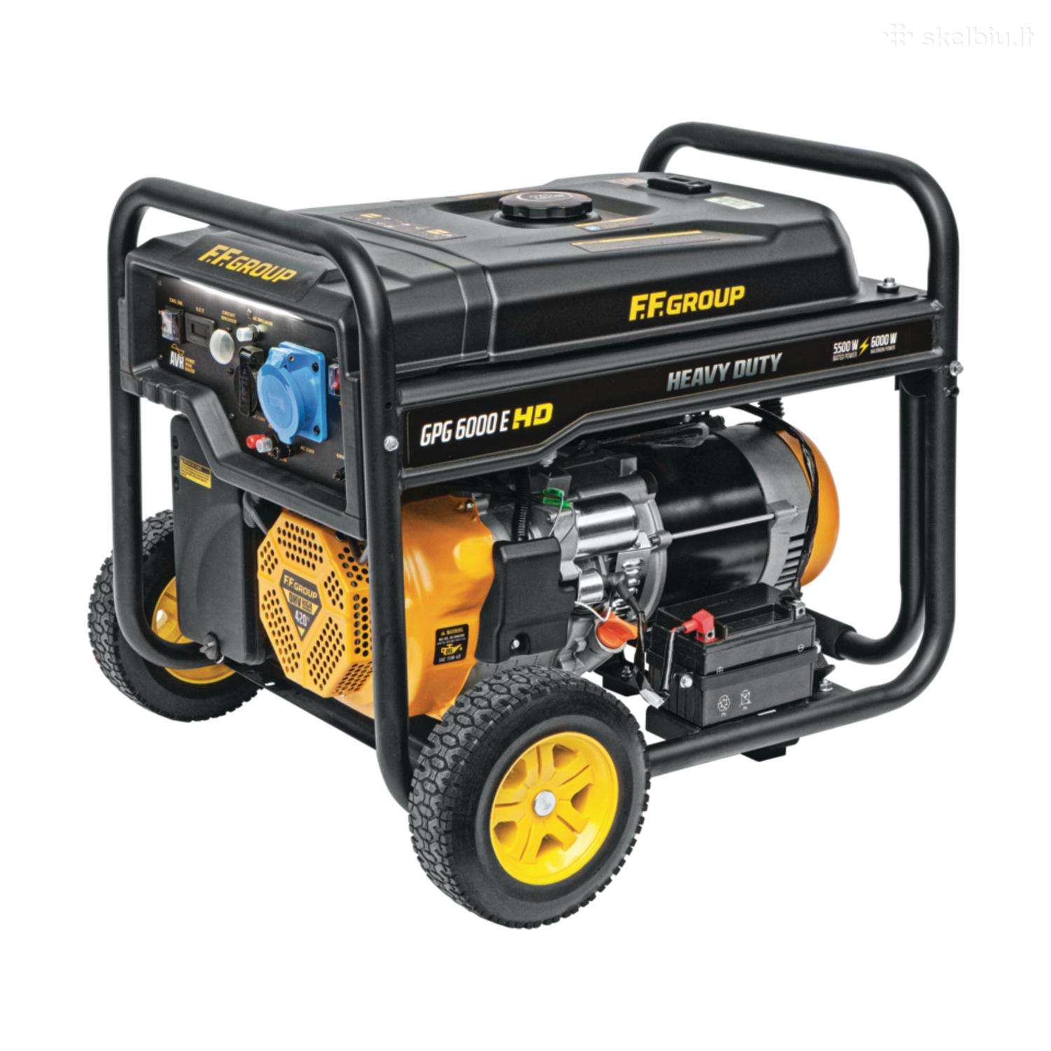 Generatorius Ff Group Gpg 6000e HD (6,0kw)