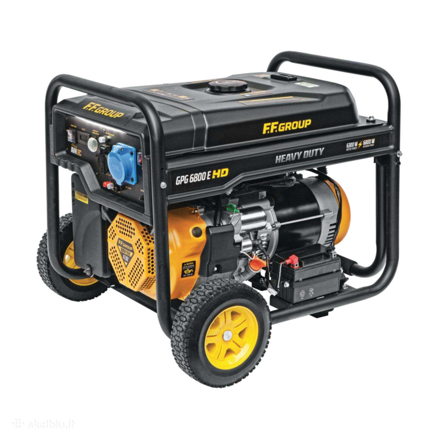 Generatorius Ff Group Gpg 6800e HD (6,8kw)