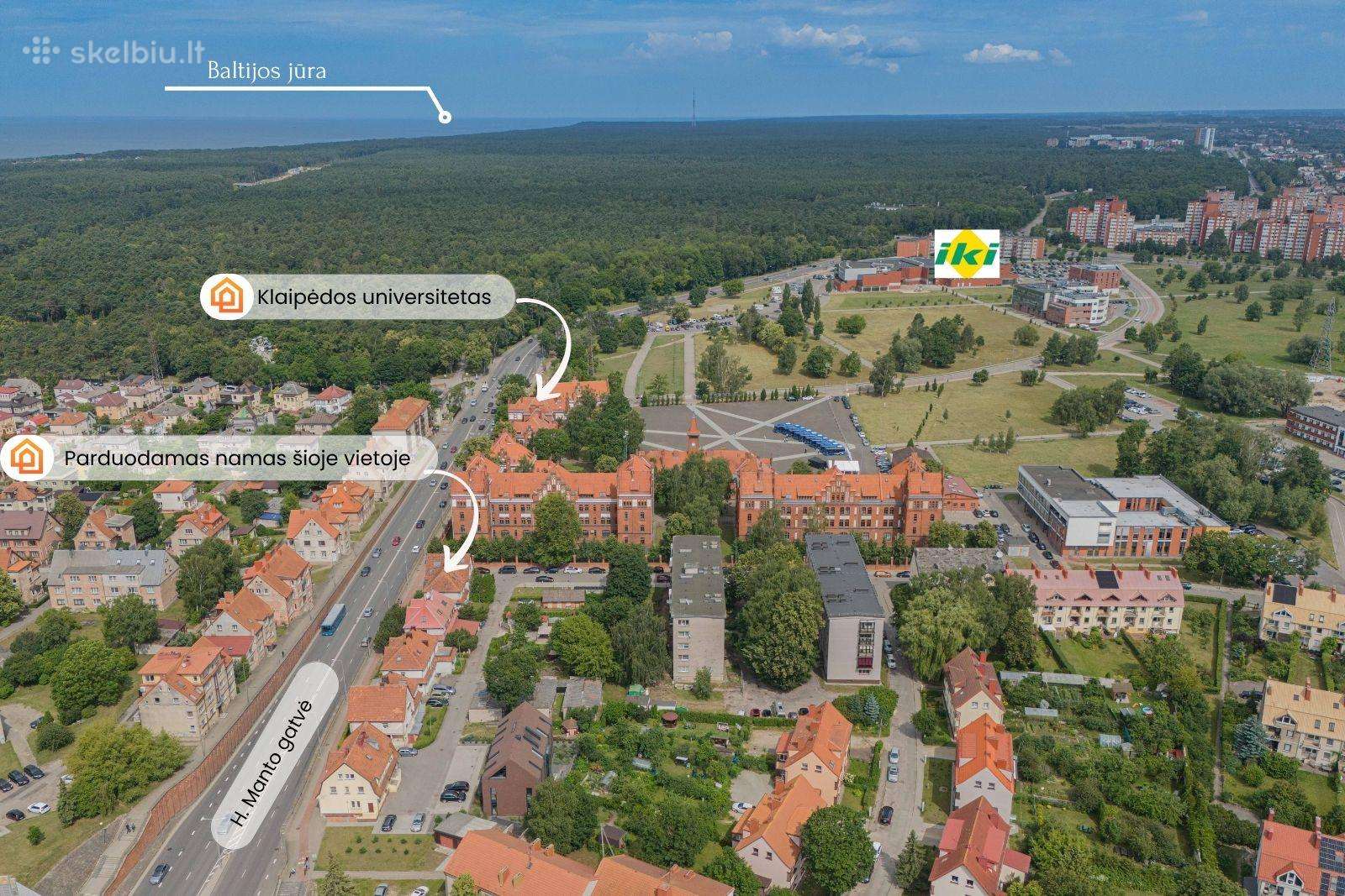 Parduodamas namas Klaipėdoje