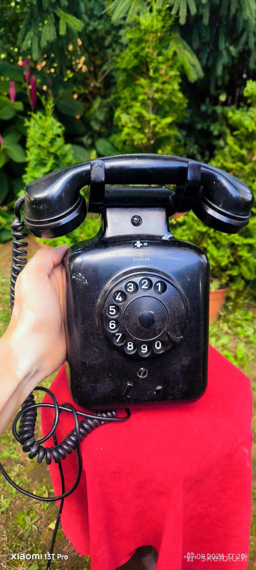 Antikvarinis pakabinamas telefonas Siemens