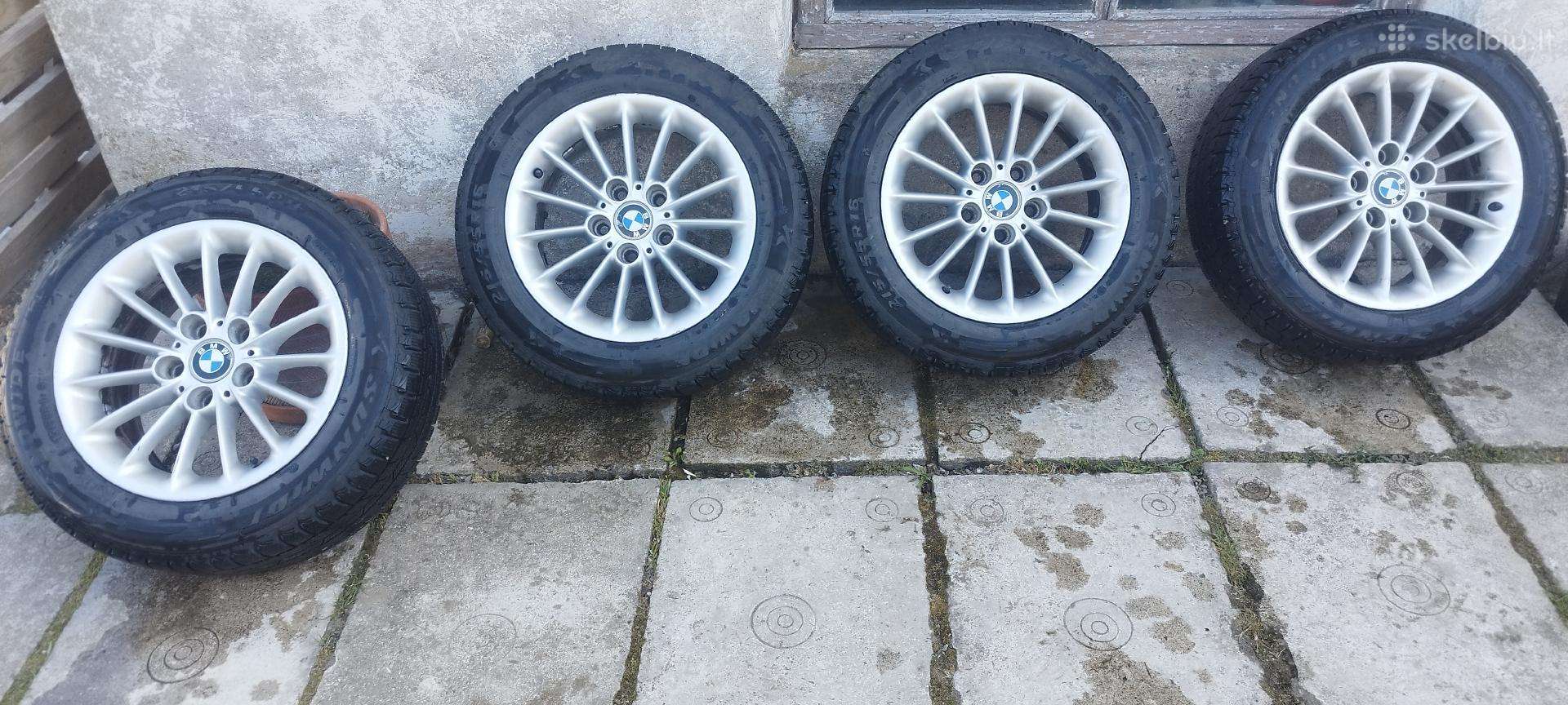Bmw e39 r16 ratai su žieminem padangom