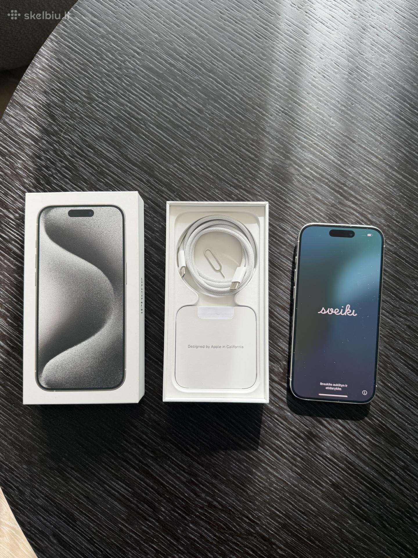iPhone 15 pro 256 GB White Titanium