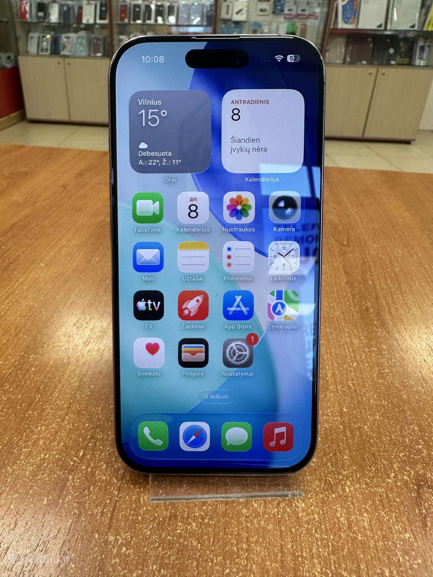 Apple iPhone 16 Pro 256 GB (Naudotas)