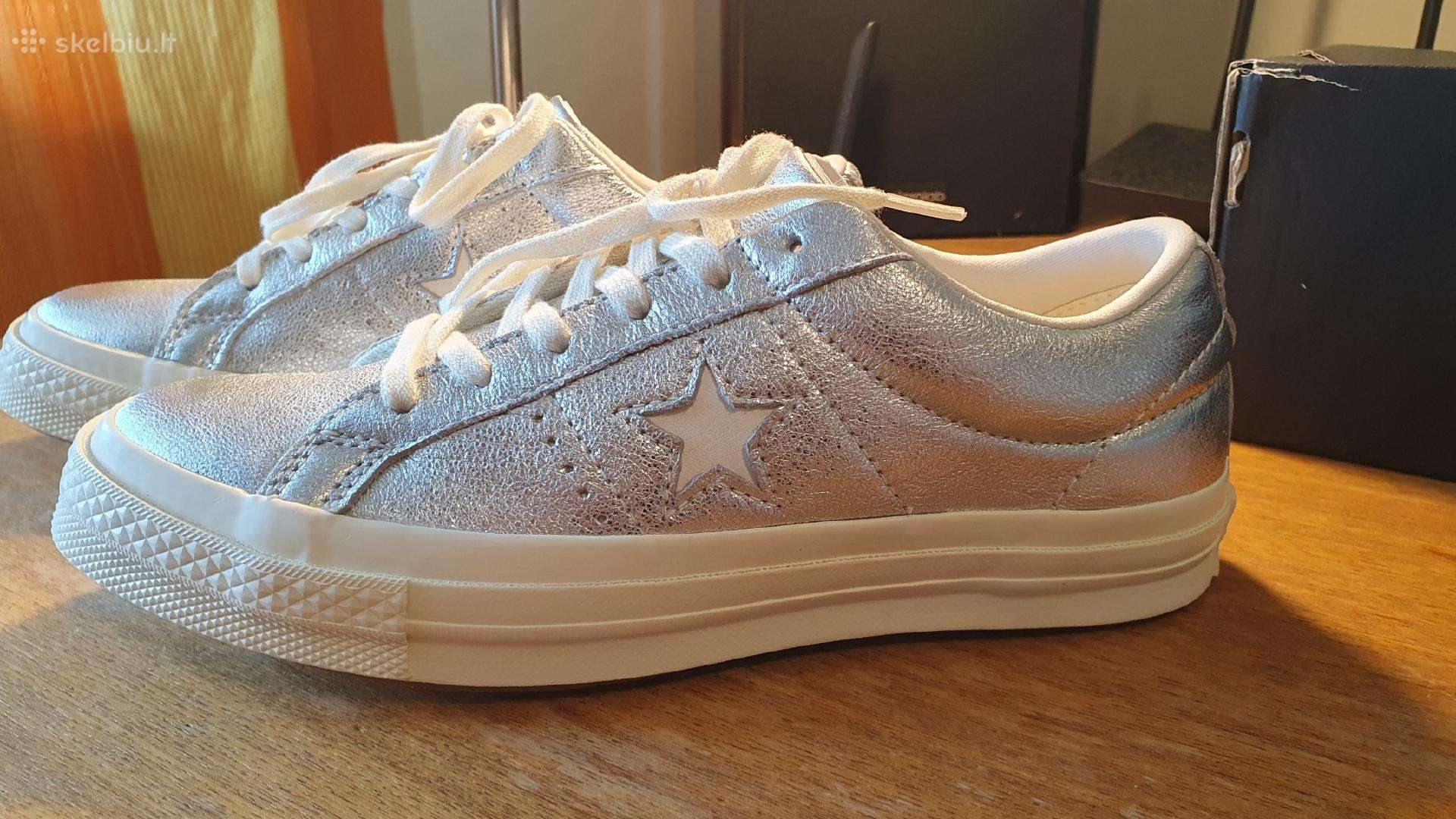 Converse One Star Ox Silver