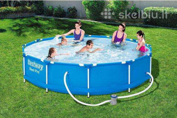 Karkasinis baseinas Bestway Steel Pro 366x76 cm