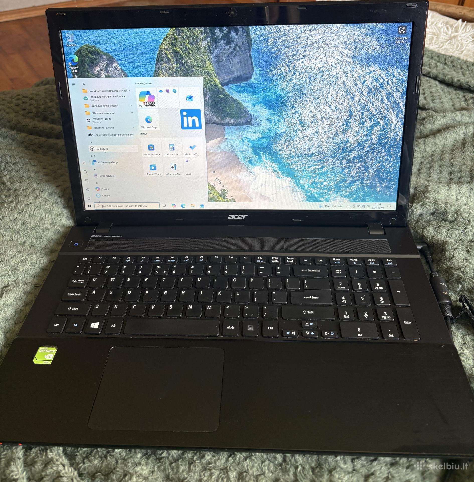 Acer Aspire nešiojamasis kompiuteris