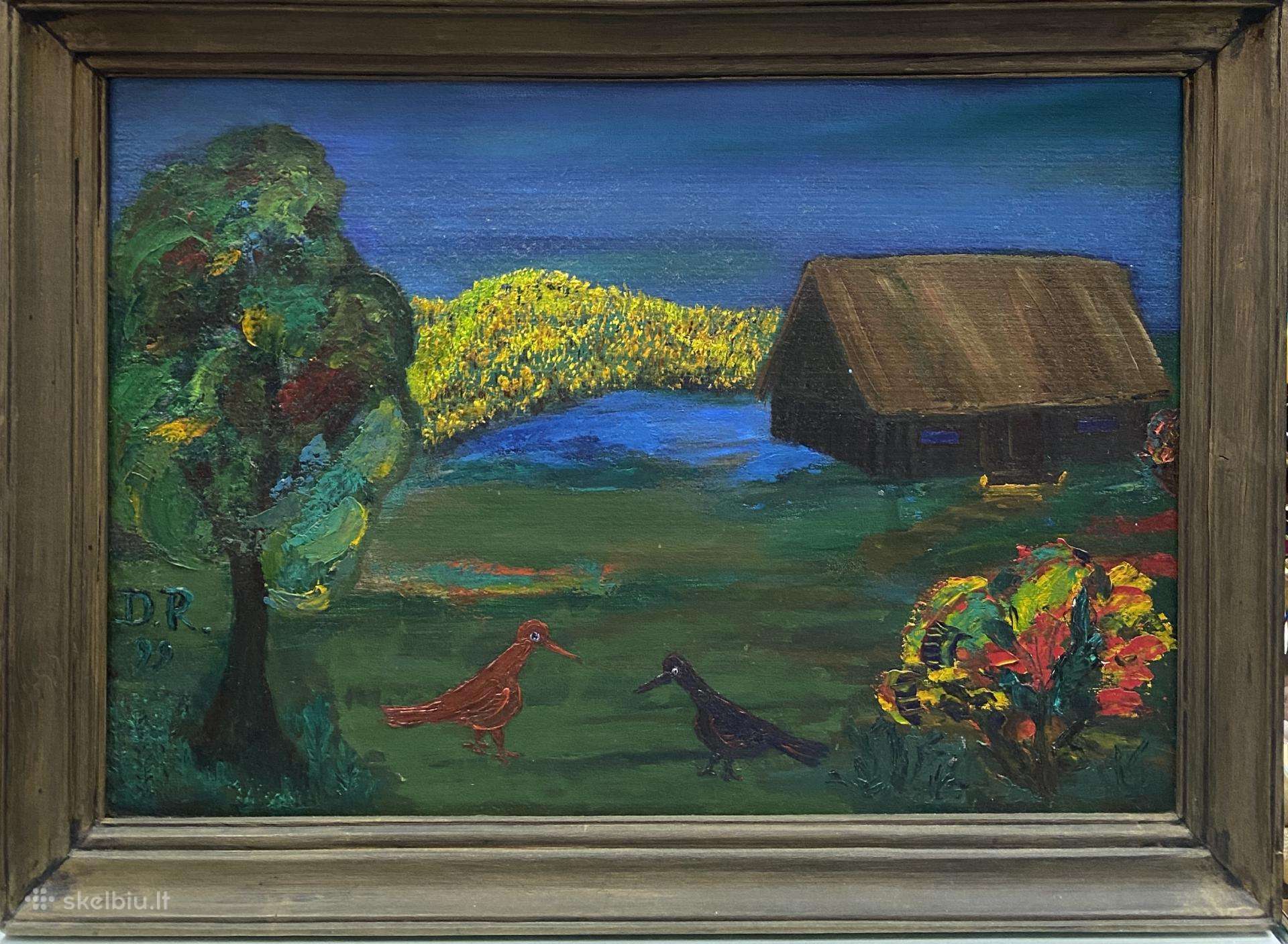 Paveikslas Danguolė Raudonikienė “Dvi paukštės