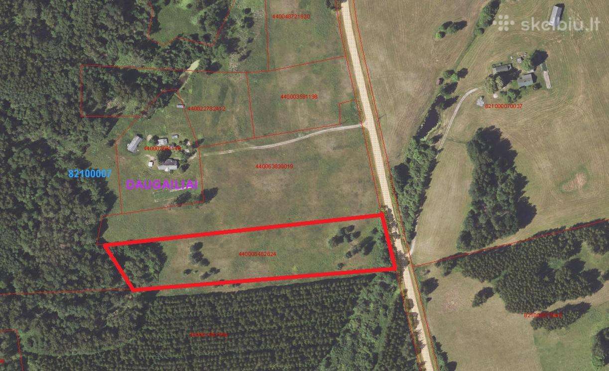 Parduodamas 1,47ha sklypas Utenos r. Paberžės k.