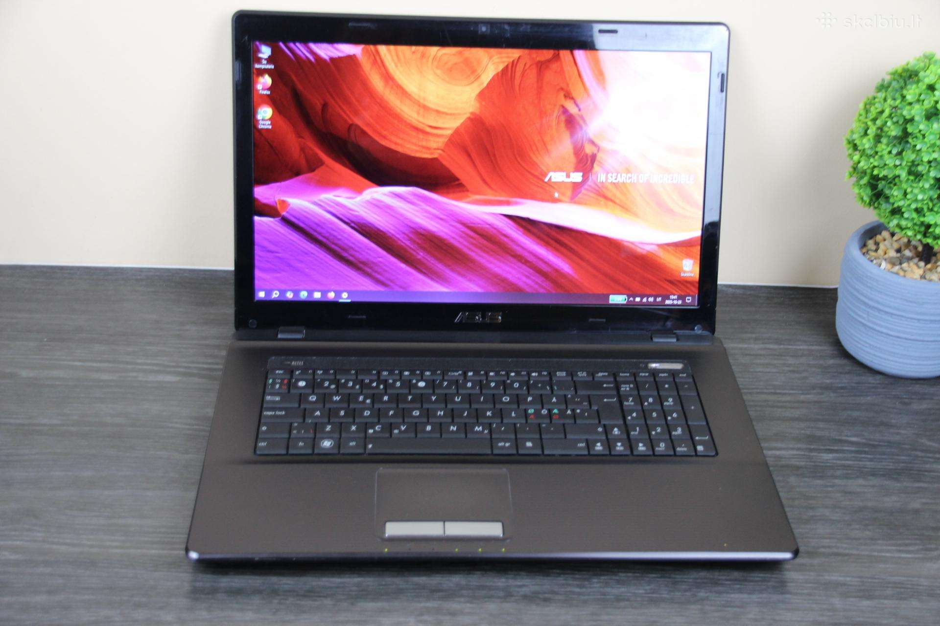 Asus 17,3 LED 8gb 120ssd hdmi kamera