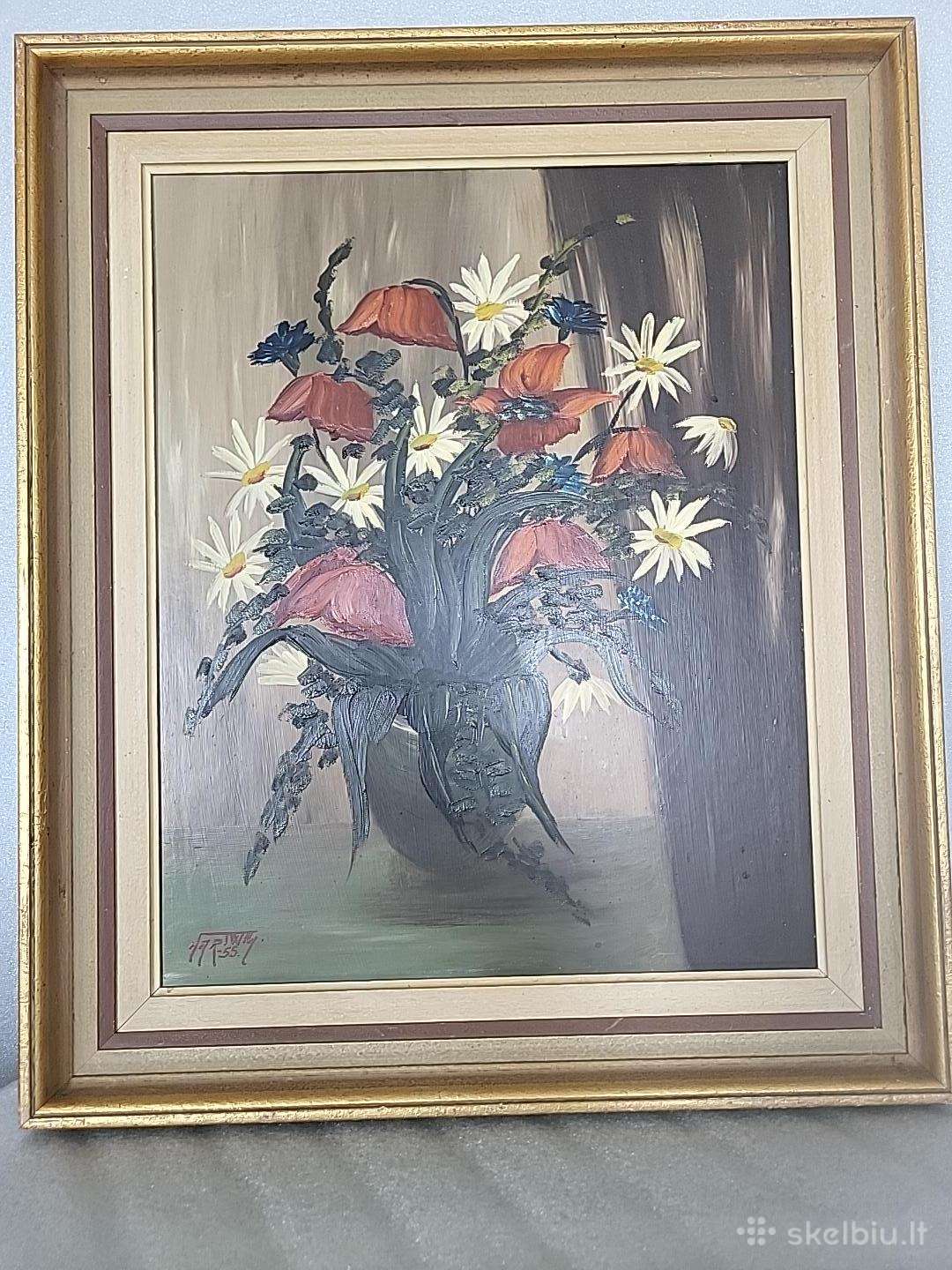 Senovinis tapytas paveikslas, 1955 m.