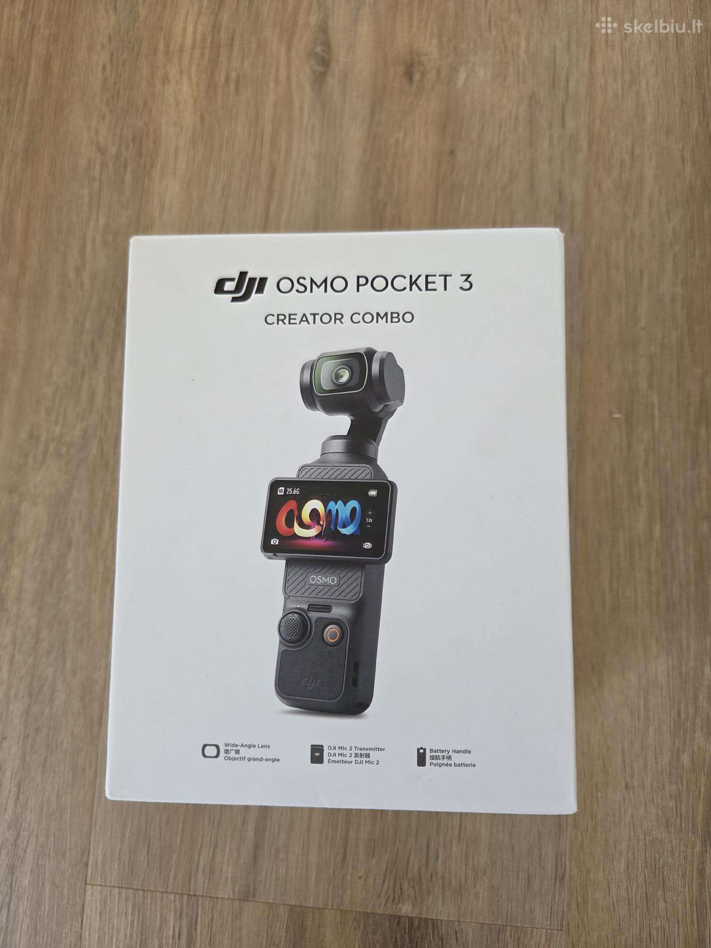 Dji Osmo Pocket 3 Creator Combo Stabilizatorius
