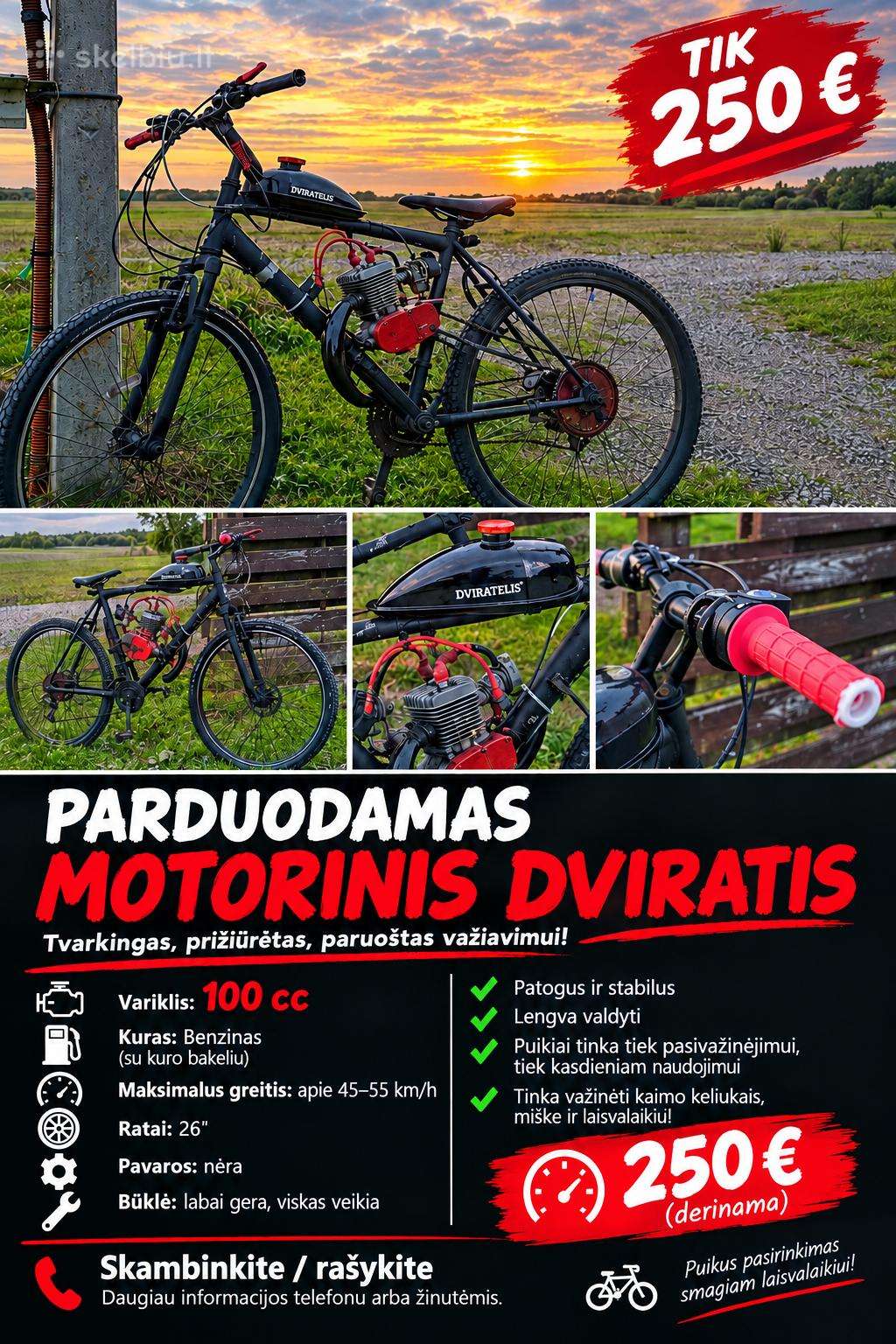 Mazai naudotas tik 50km nuvazeves