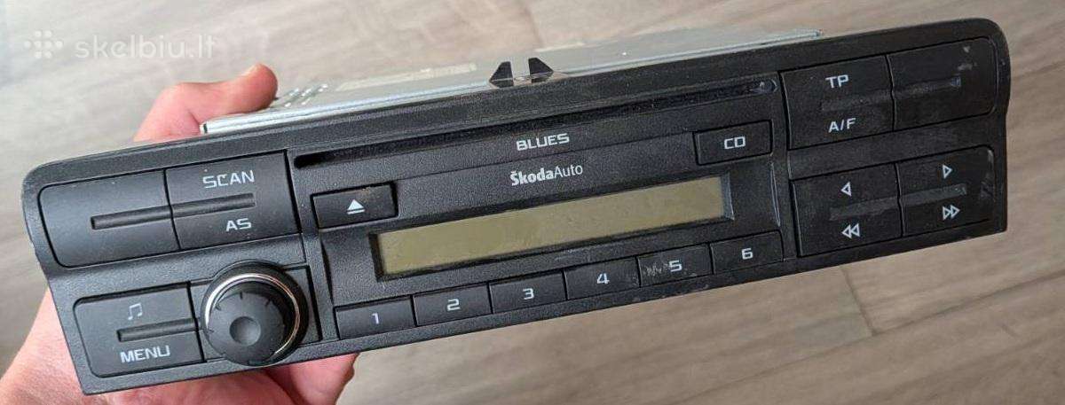 Škoda Yeti Blues CD grotuvas ir radijas