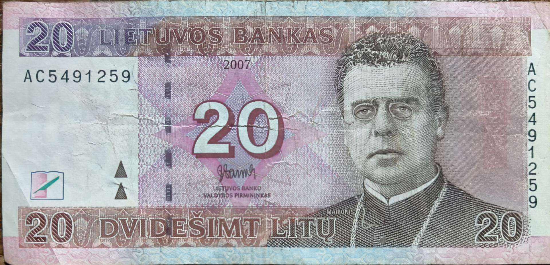 20 litų