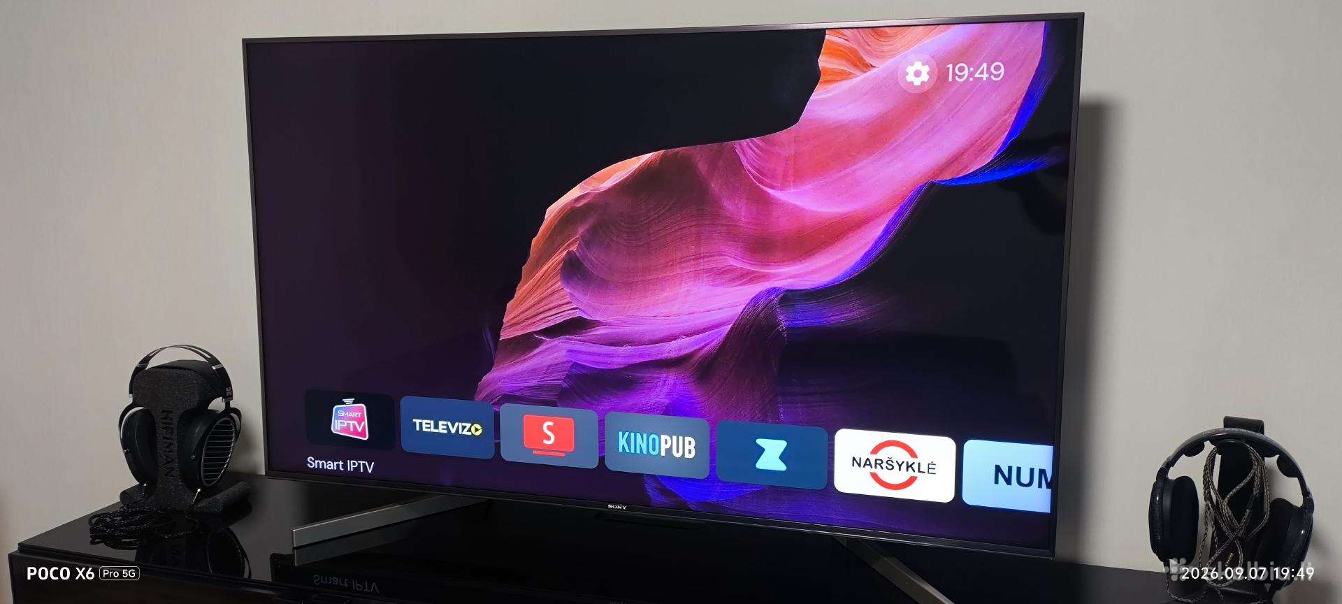 Aukštos klasės Sony 55" Smart TV (kd-55xf9005)