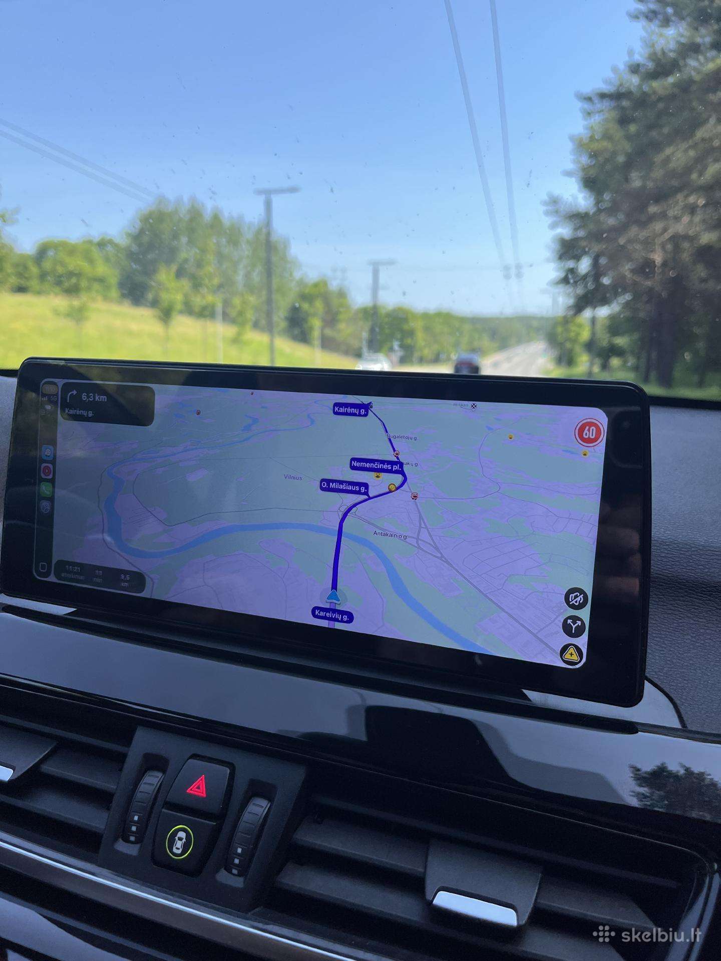 Android Carplay multimedijos ekranas Bmw x1 F48