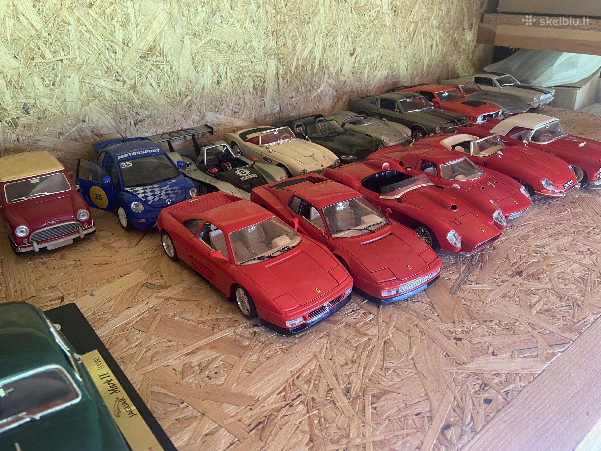 Modeliukai 1/18 kolekcija diecast modeliai