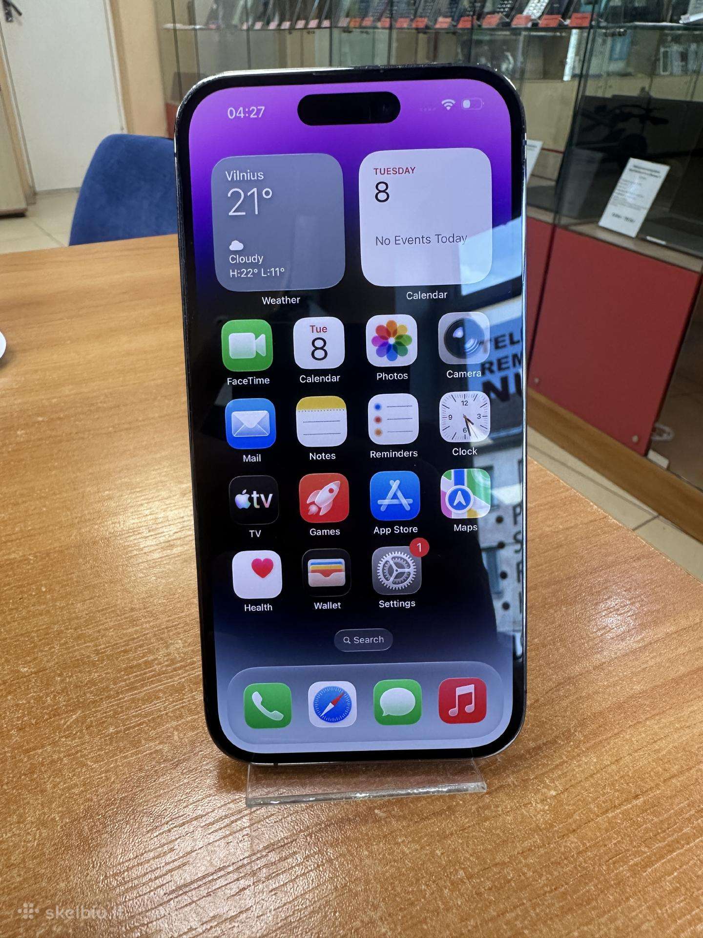 Apple iPhone 14 Pro 256 GB (Naudotas)