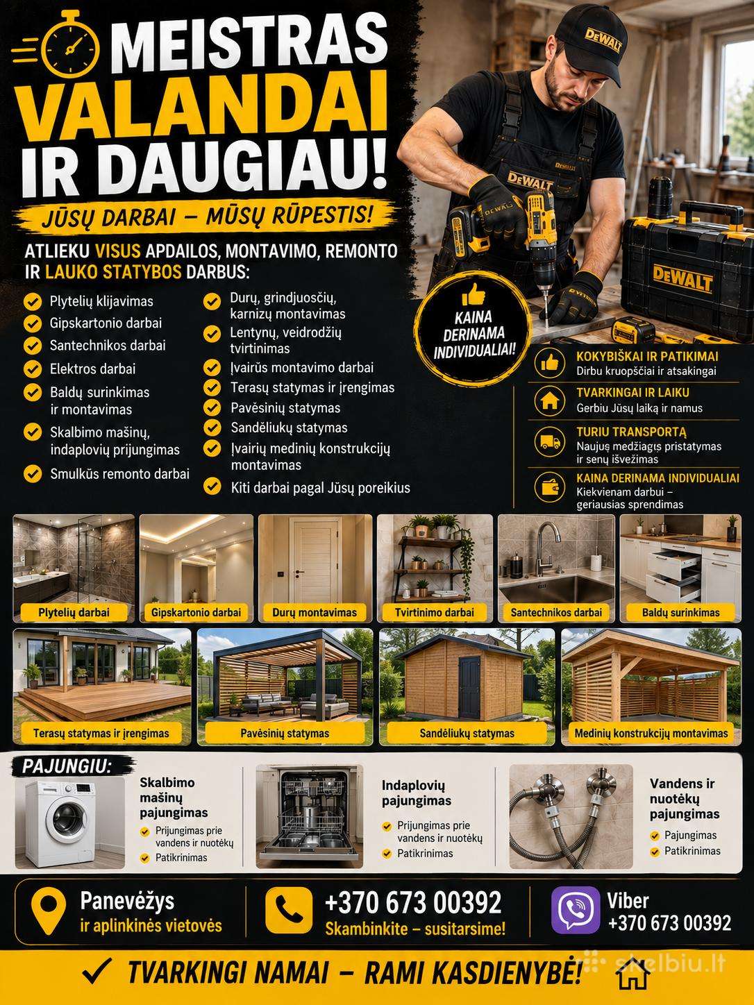 Meistras Valandai Ir Daugiau - Panevėžys