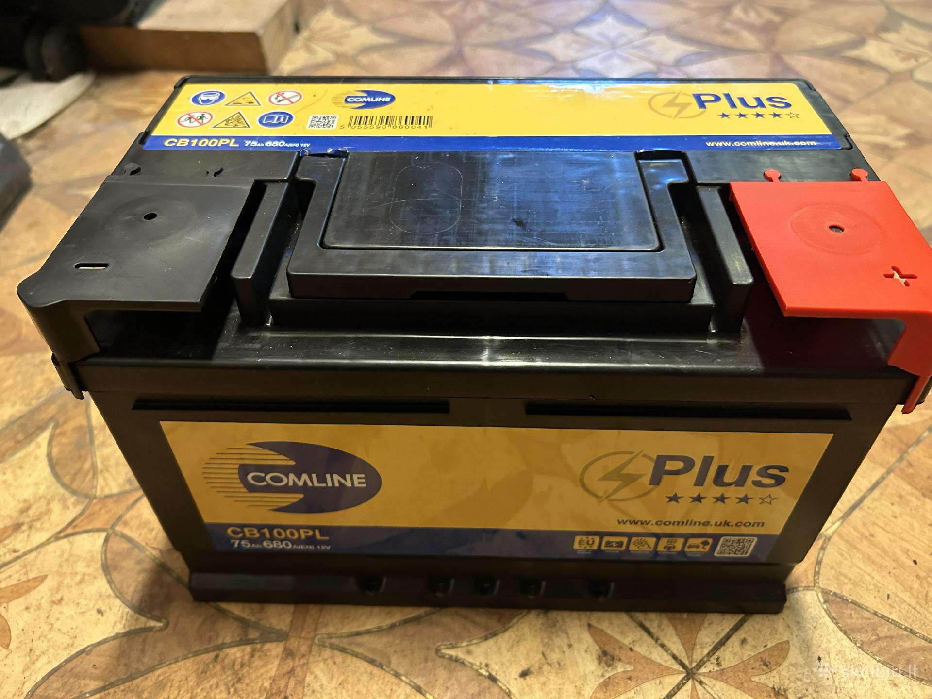 Akumuliatorius Comline Plus 75ah 680a Cb100pl