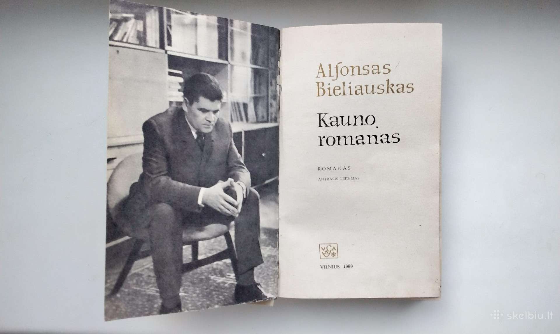 A. Bieliauskas. Kauno romanas. 1969 m. leid