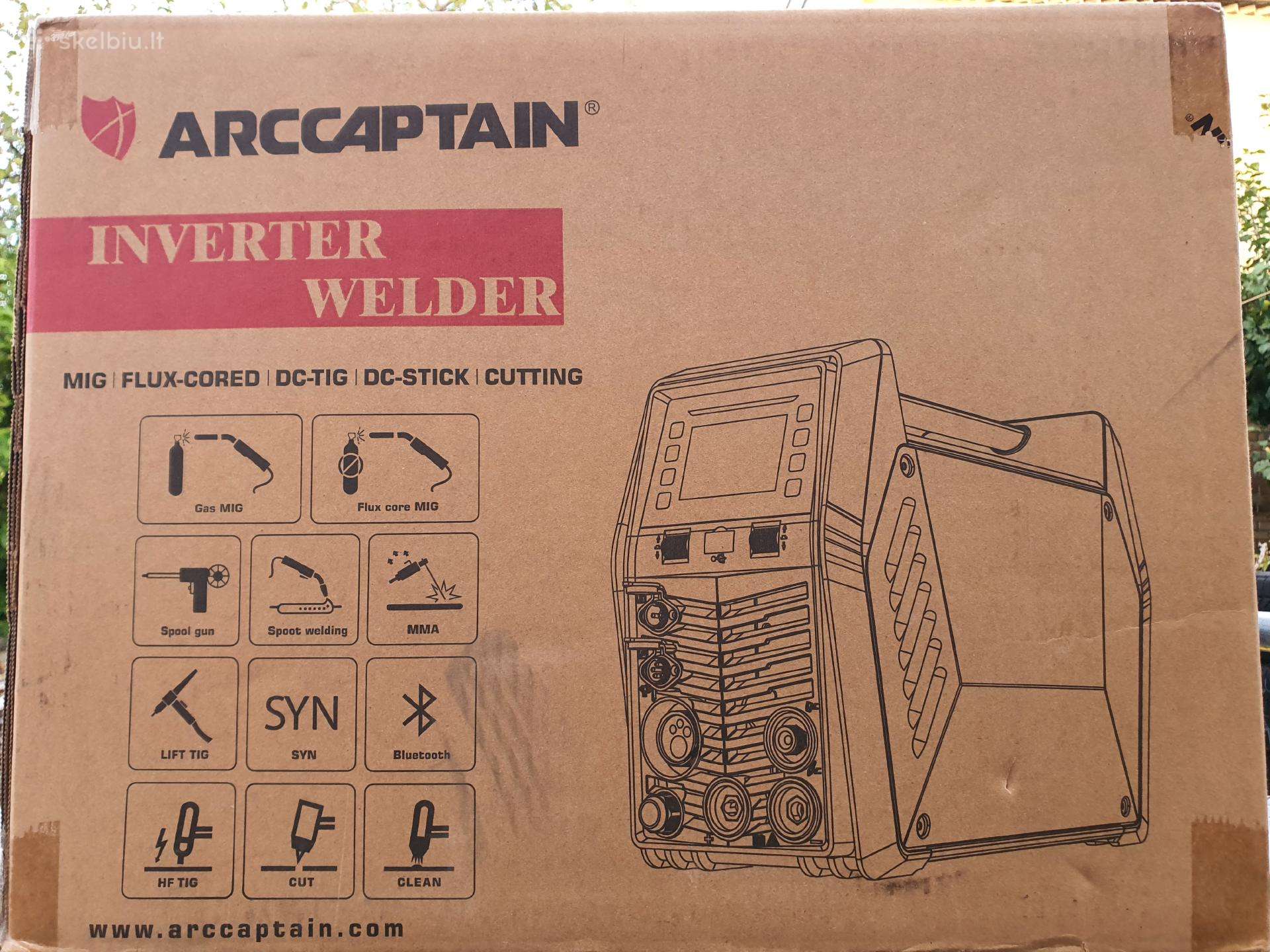 Parduodu suvirinimo aparatą Arccaptain 205mp 9in1