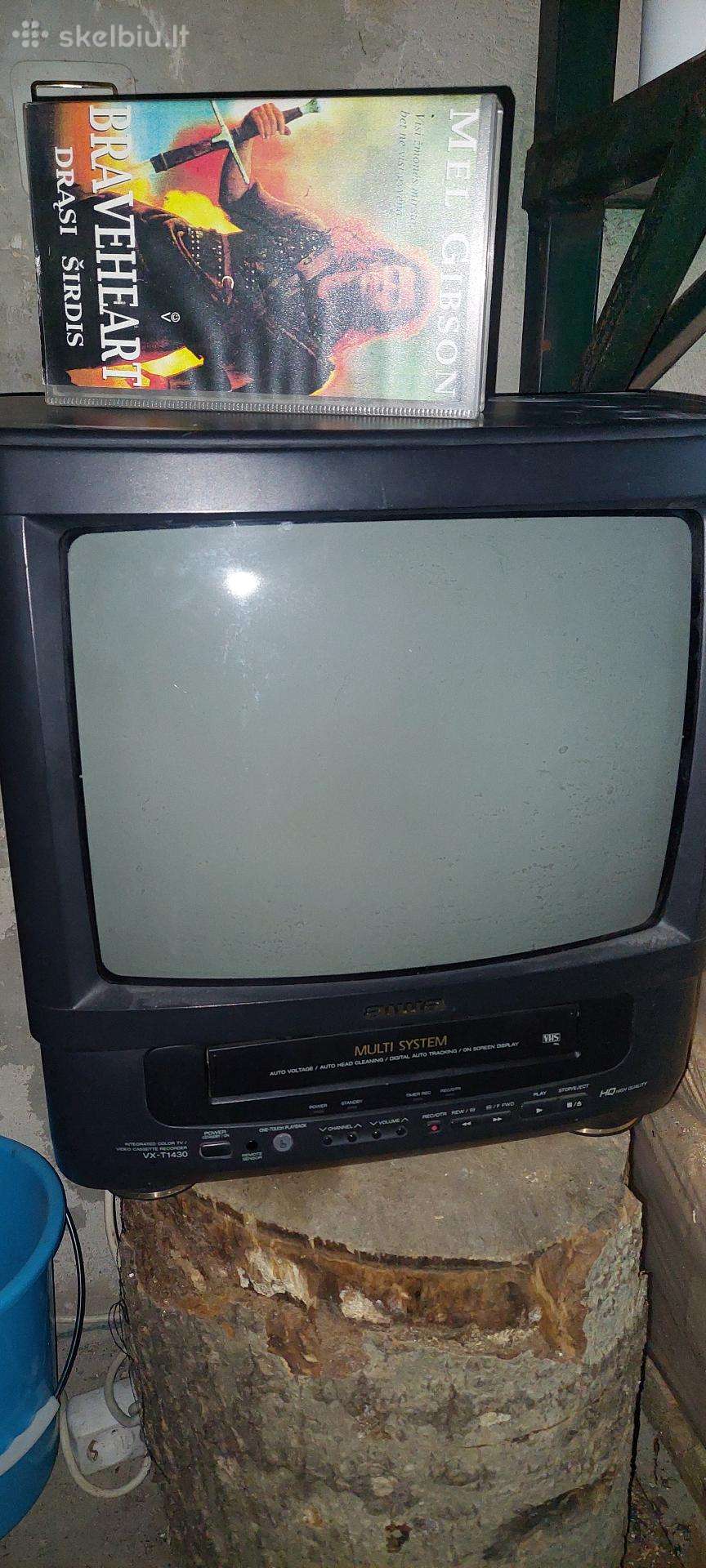 Televizorius su videomagnetofonu