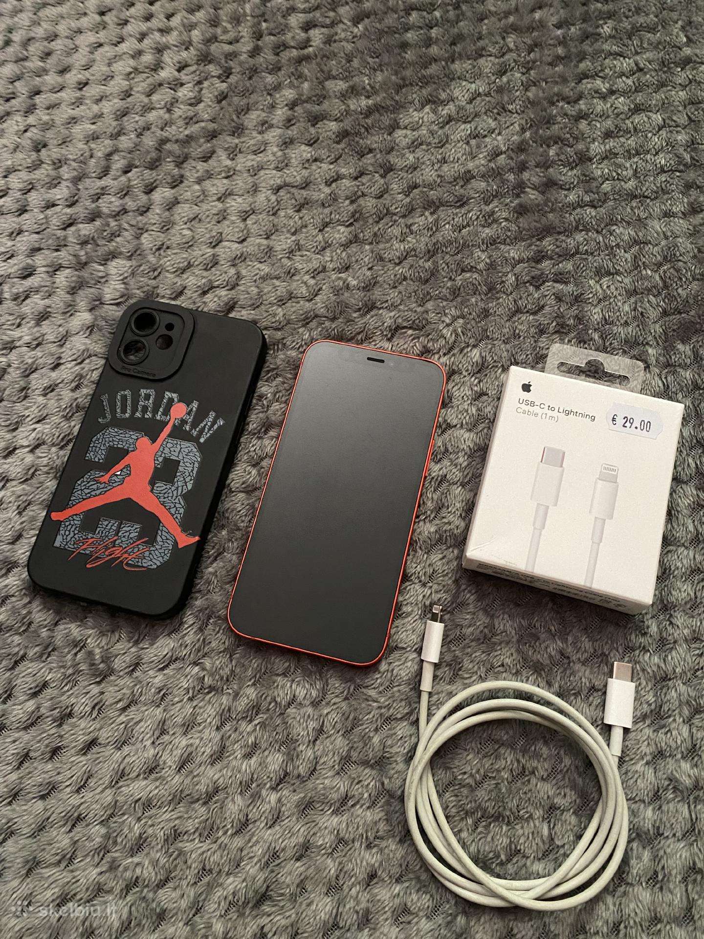 iPhone 12 mini raudonas