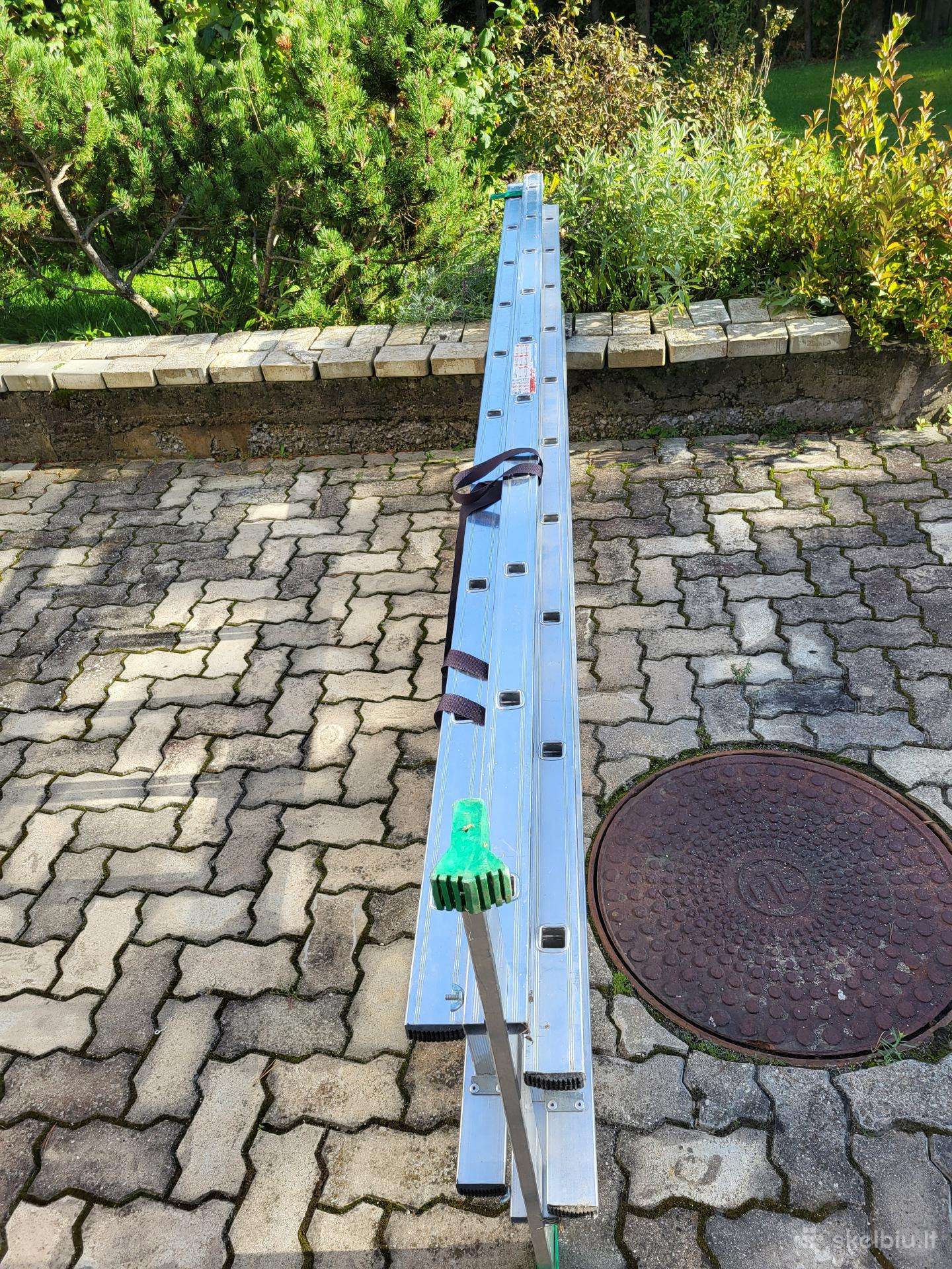 Aliumininės kopečios trijų dalių