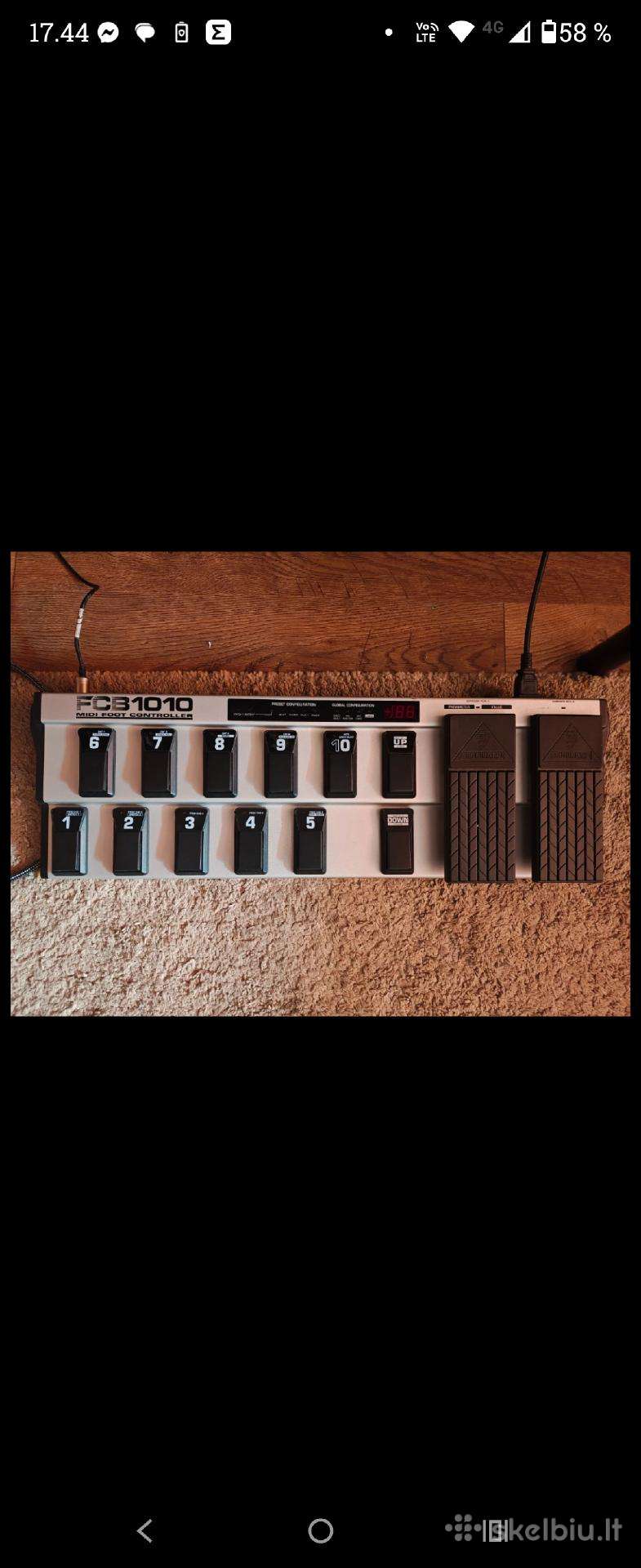 Midi Foot Kontroleris Behringer Fcb-1010