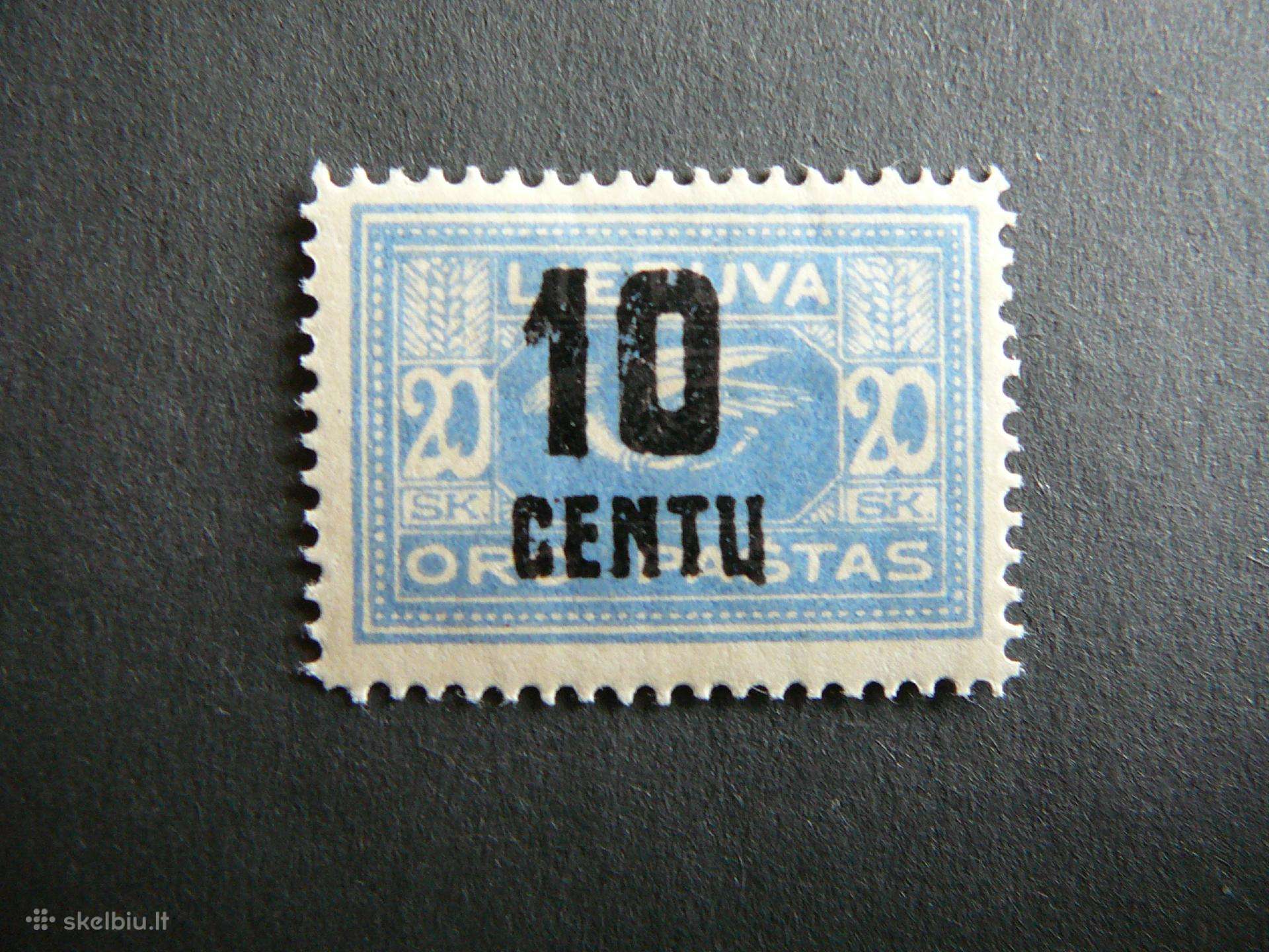 Lietuva 1922 Oro pastas svarus lit176ys