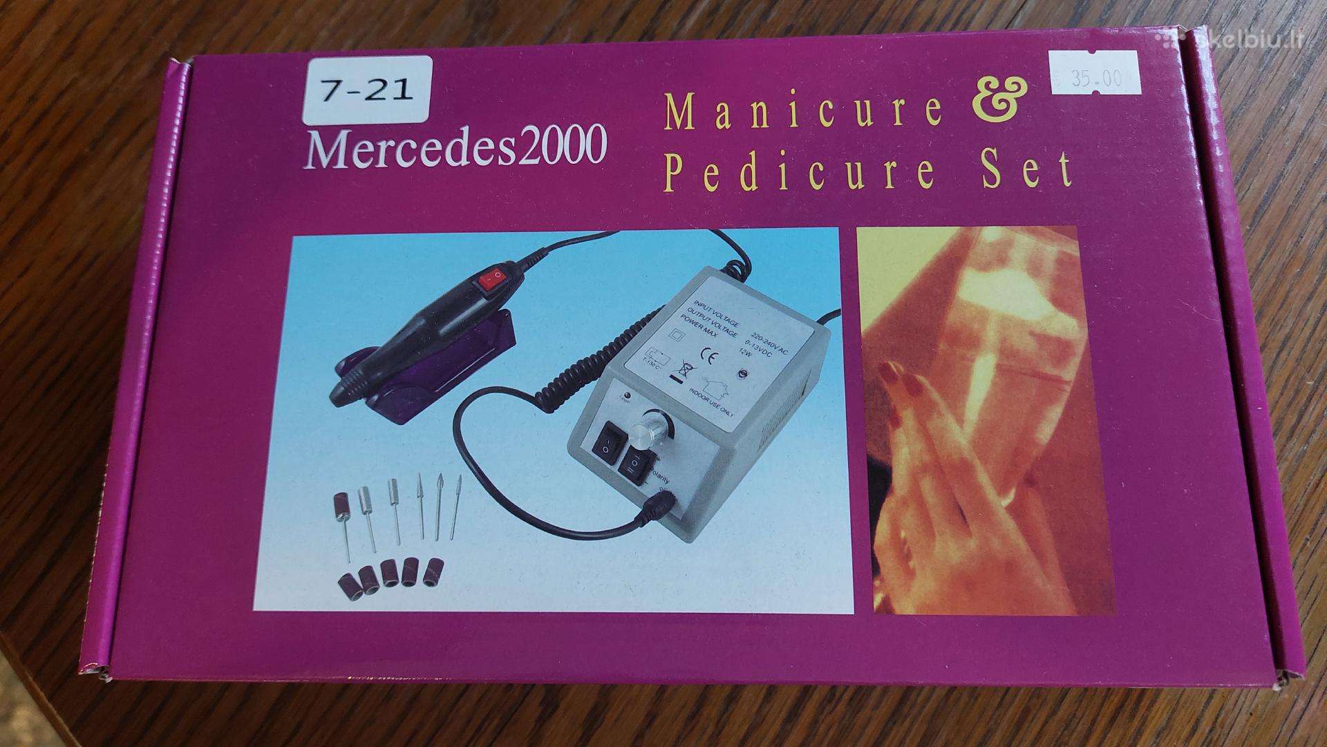 Manikiūro pedikiūro freza Mercedes2000