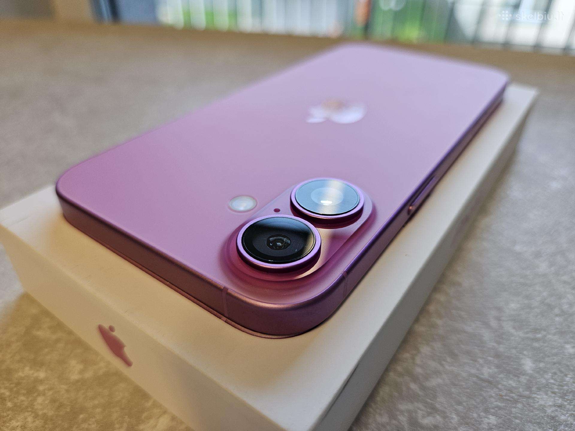 Idealios būklės iPhone 16 Plus 128 GB telefonas