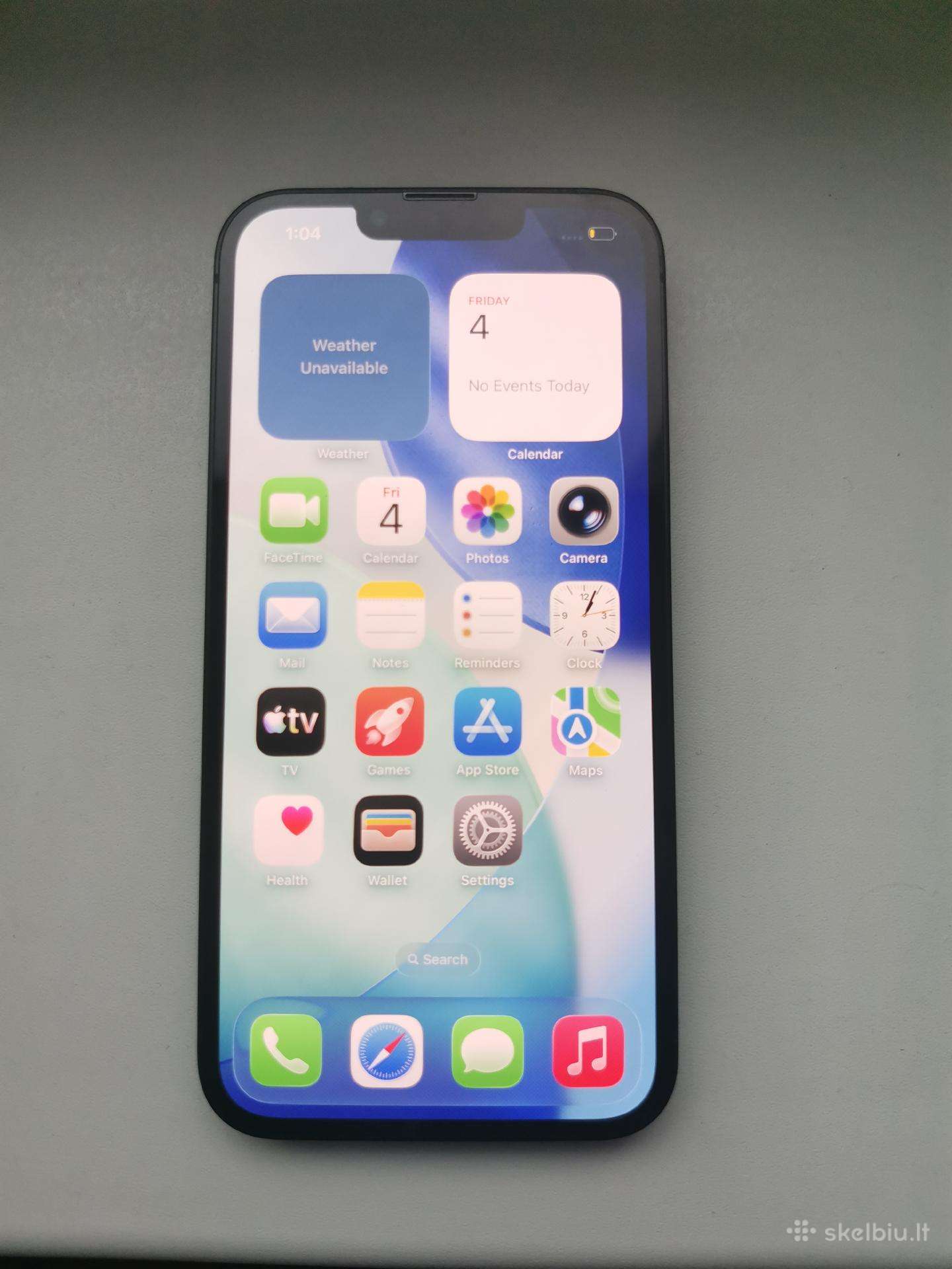 iPhone 13 128gb zalias, baterija 100%