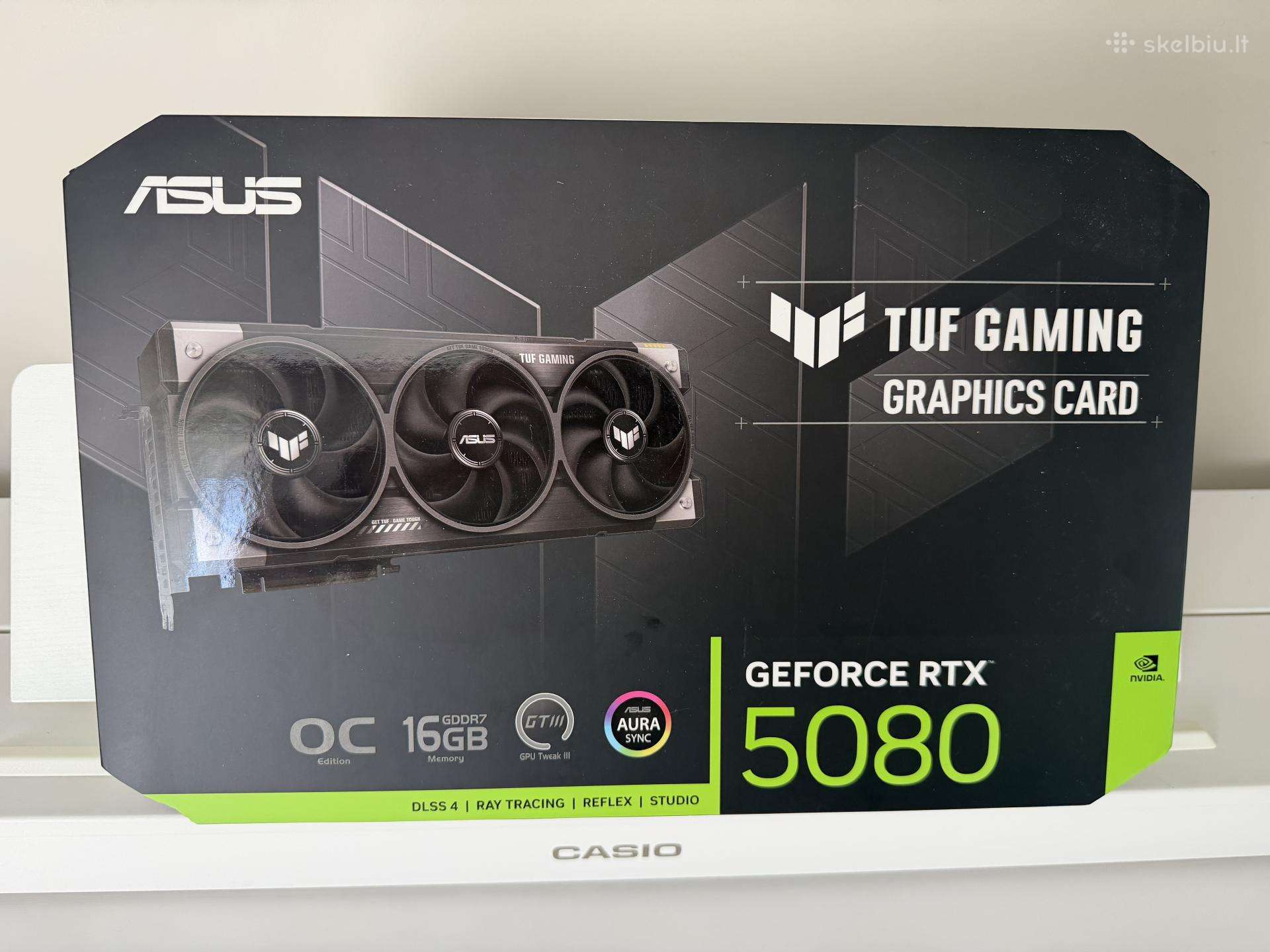Nauja Asus Geforce Rtx 5080 Tuf Gaming Oc Edition