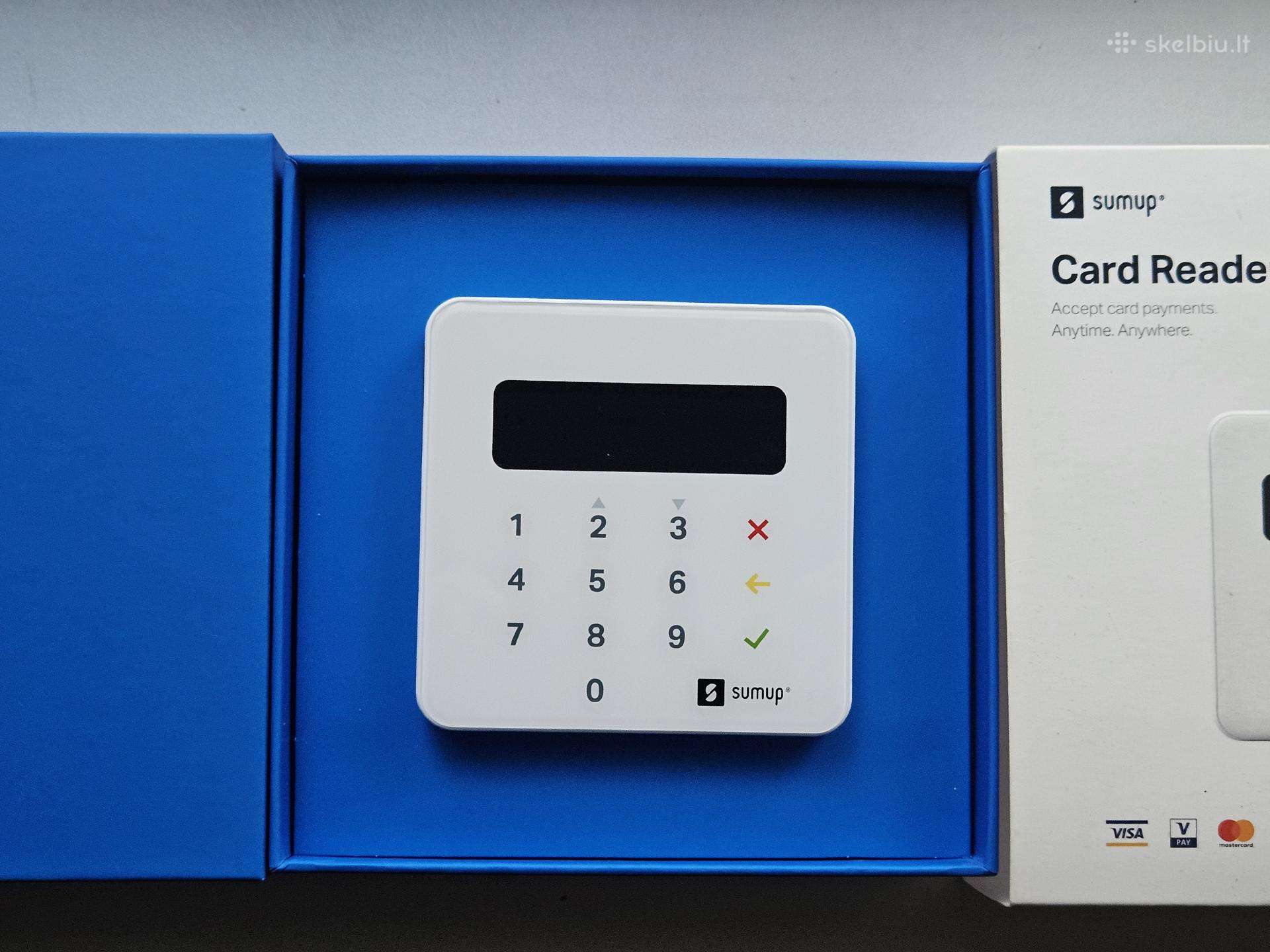 Sumup air banko kortelių skaitytuvas