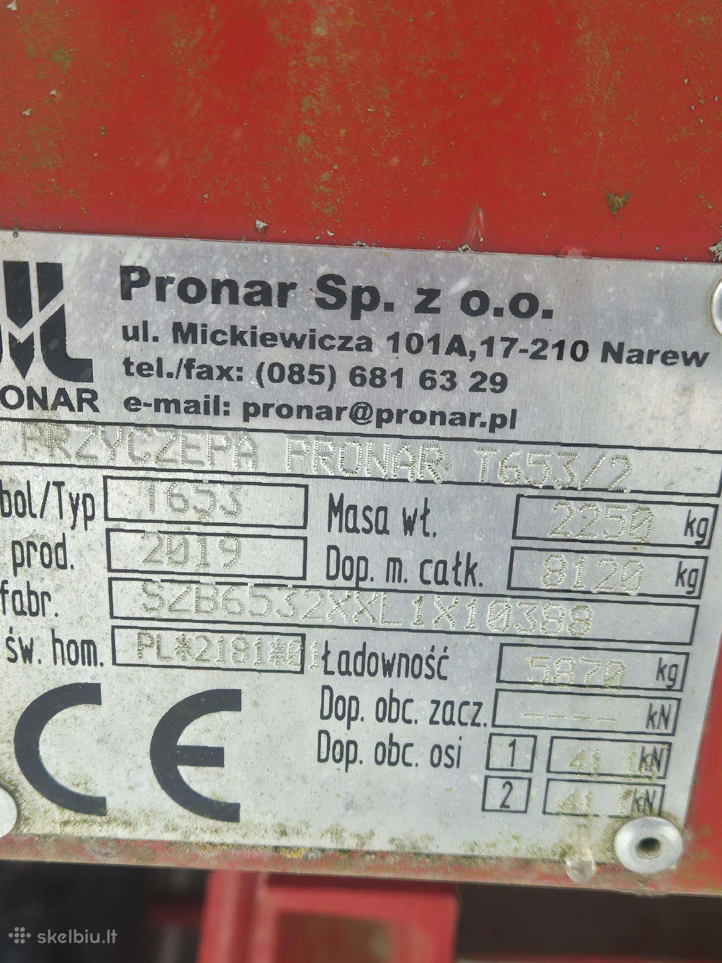 Pronar, самосвалы